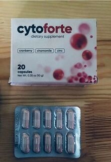 Treatment of cystitis with natural capsules Cyto Forte - review about the result of the application