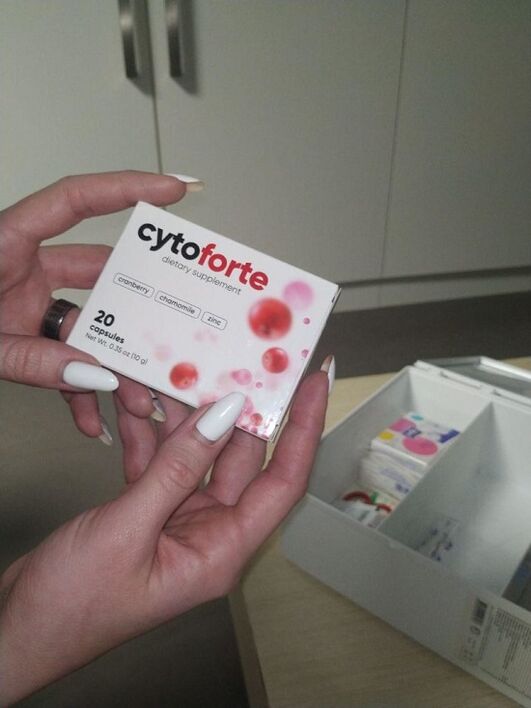 remedy for the rapid treatment of cystitis Cyto Forte - personal experience of use